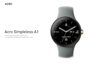 ACRO Simpleless A1 Watchface Screenshot 0