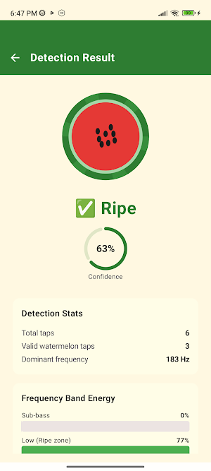 Watermelon Ripeness Screenshot 2