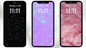 Cute Girl Wallpaper Glitter Screenshot 1