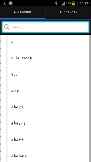 Eng-Khmer Dictionary Screenshot 0