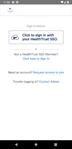 HealthTrust Huddle Screenshot 1