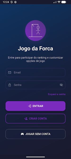 Jogo da Forca Interativo Screenshot 3