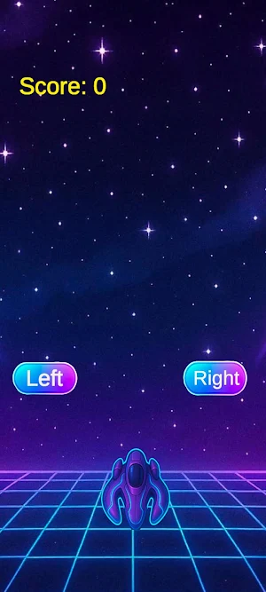 Neon Astro Drift. Screenshot 1