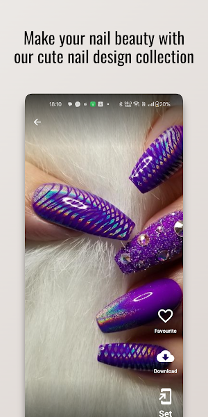 Chrome Crush Nail Design Screenshot 3