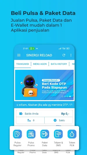 Sinergi Pulsa Reload Screenshot 3