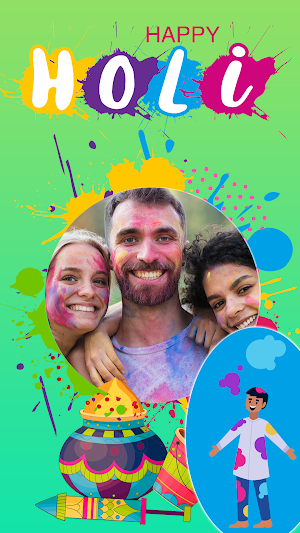 Holi Frame Editor Screenshot 2