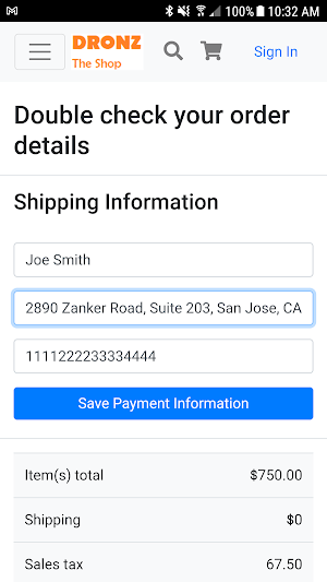 Nok Nok™ ShopAuth Screenshot 1