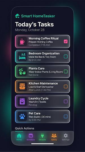 Smart HomeTasker Screenshot 2