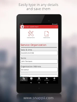 Fire Alarm Inspection Report Screenshot 1