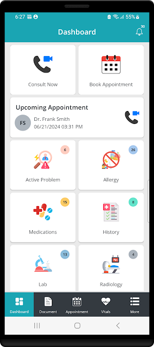 OmniMD Health Portal Screenshot 1