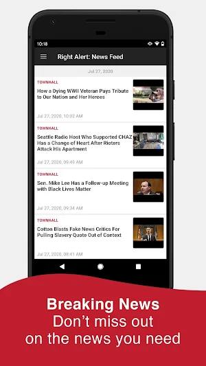Right Alert: Conservative News and News Headlines Screenshot 1