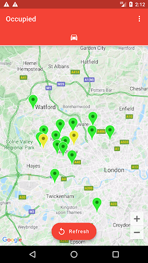 Available TfL Car Park Spaces in London - Occupied Screenshot 0