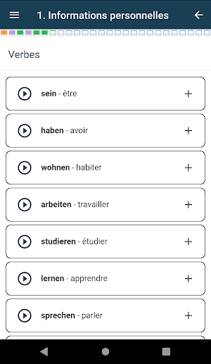 Vocabulaire allemand partie 1 Screenshot 3
