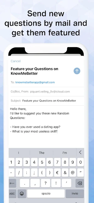 KnowMeBetter: Random Questions Screenshot 3