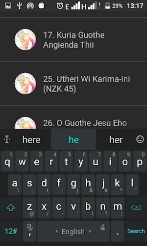 Nyimbo Cia Agendi Screenshot 3