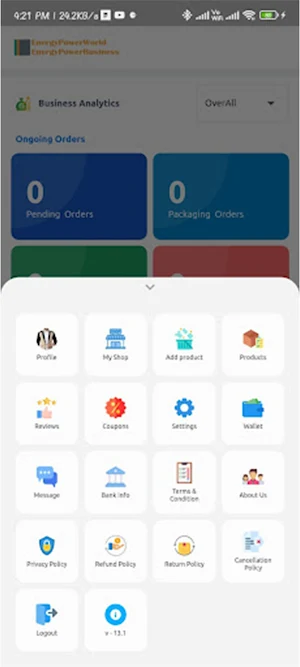 EnergyPowerBusiness Seller Screenshot 2
