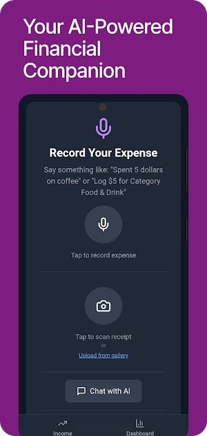 Budgetmate - AI Budget Tracker Screenshot 0
