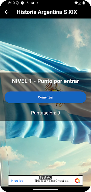 Quiz de historia Argentina Screenshot 0
