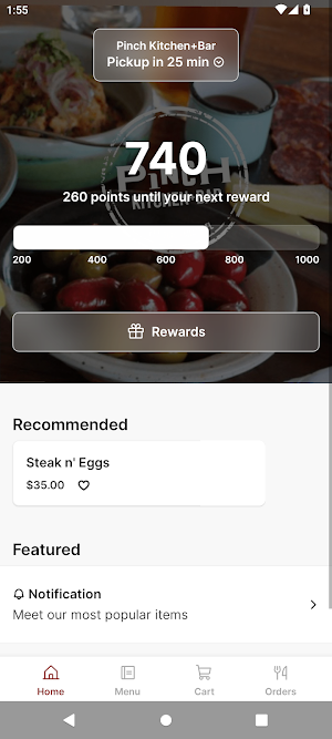 Pinch Kitchen+Bar Screenshot 0