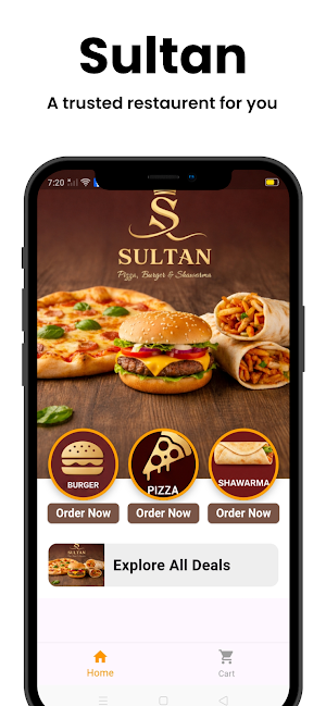 Sultan Food - The Food App Screenshot 1