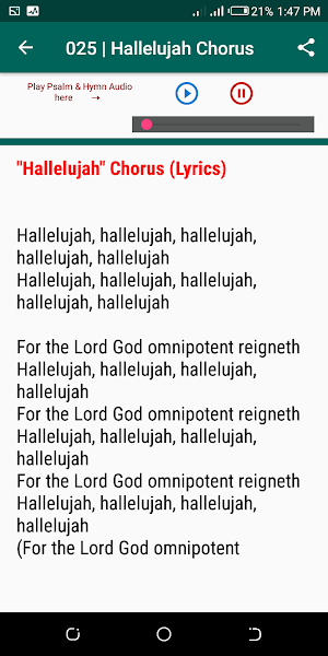 Christian Psalms, Anthems & Hymns Audio Screenshot 3
