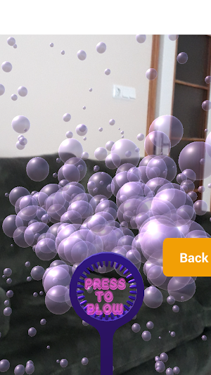 AR Soap Bubbles Simulator Screenshot 0