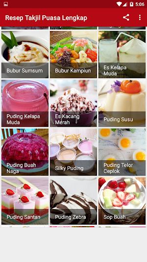 Resep Takjil Puasa Lengkap Screenshot 2