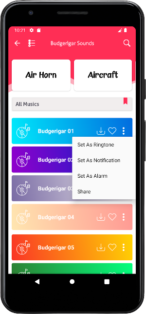 Budgerigar Sounds Screenshot 3