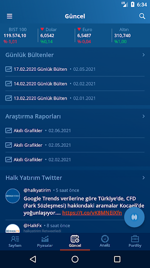 Halk Trader Mobile Screenshot 1