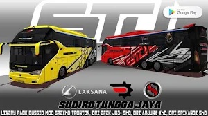 Livery Bussid STJ Lengkap Screenshot 2