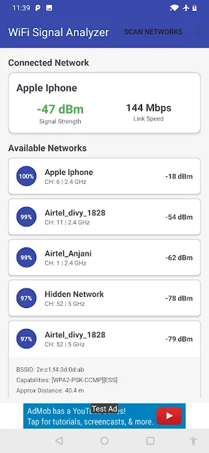 Wifi Analyzer - Find Best WIfi Screenshot 0