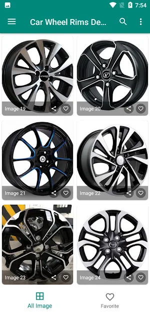 Car Wheel Rims Design Ideas Screenshot 2