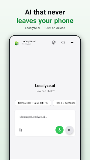 Localyze.ai — Offline AI Chat Screenshot 0