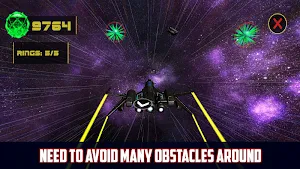 VR Racer 3D - X Aero Space Infinite Speed Running Screenshot 2