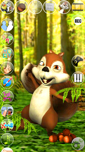 Talking James Squirrel - Virtual Pet Screenshot 0