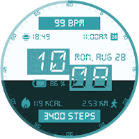 Neon Digital 108 Watch Face