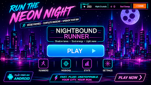 Nightbound Runner: Endless Run Screenshot 1