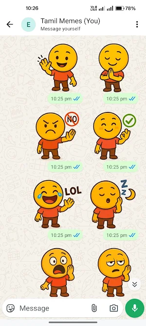 MoodMoji Stickers Screenshot 2