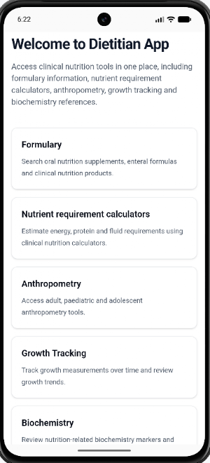 Dietitian App Screenshot 1