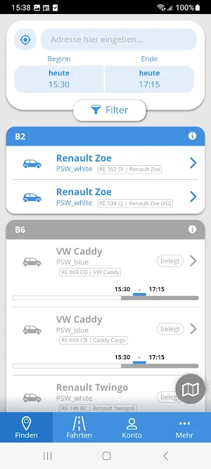 Plansee Mobil Screenshot 1