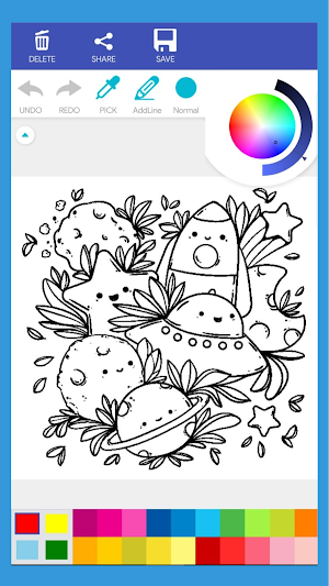 Kawaii Cute Coloring Book Screenshot 0