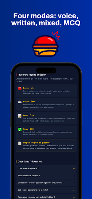 HamBuzzer - Quiz, Buzz & Fun Screenshot 2