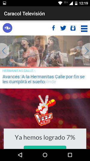 Caracol Televisión Screenshot 1