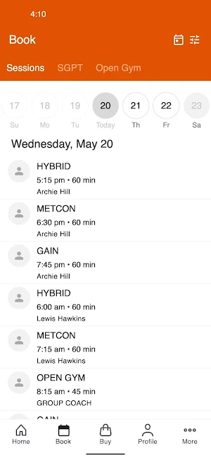 4Front Fitness Screenshot 1