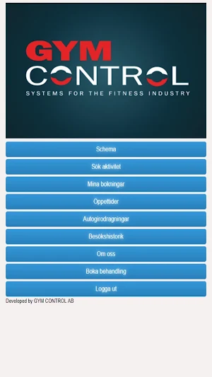 Gym Control Screenshot 0