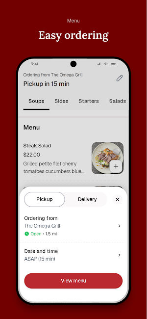 The Omega Grill Screenshot 2