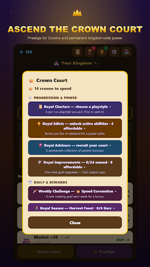 Idle Medieval Kingdom Builder Screenshot 2