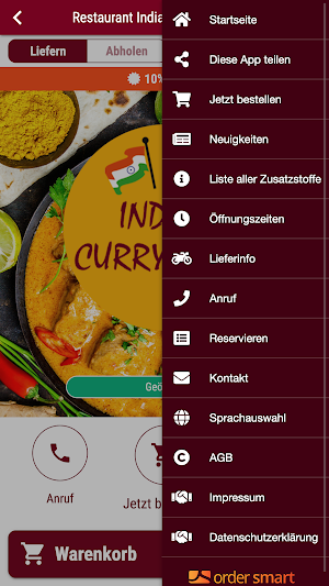 Indian Curryhouse Paderborn Screenshot 2