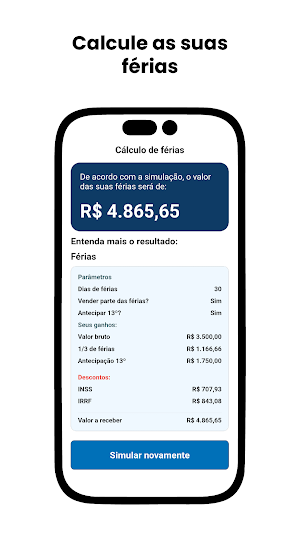 Cálculo Trabalhista CLT 2025 Screenshot 2