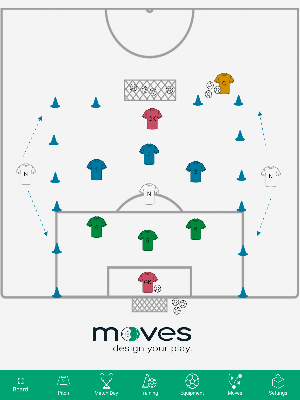 Football Tactic Board: “moves” soccer drill&lineup Screenshot 3